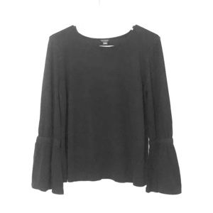 Black Top with Bell Sleeves